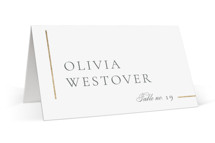 Foil-Pressed Place Cards