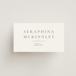 Classic Line Frame Foil-Pressed Place Cards
