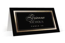 Formal Foil-Pressed Place Cards