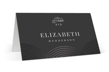 Interlocking Foil-Pressed Place Cards