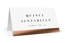 Our Ever After Foil-Pressed Place Cards