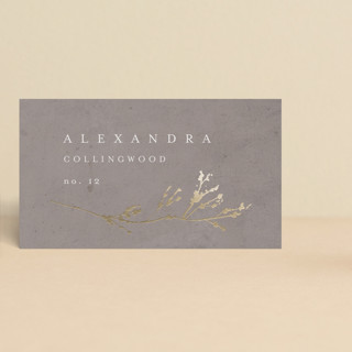 Slight Foil-Pressed Place Cards