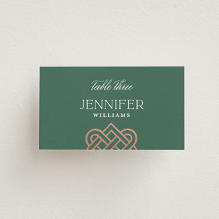 Celtic Love Knot Foil-Pressed Place Cards