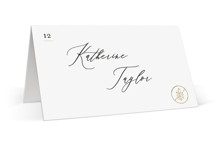 Gilded icons Foil-Pressed Place Cards