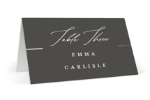 Formal lines Foil-Pressed Place Cards