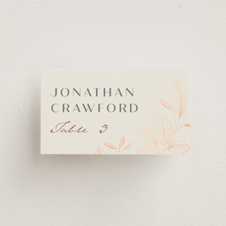 Lovely Foil-Pressed Place Cards