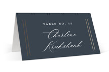 Foil-Pressed Place Cards