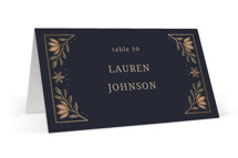 Botanical Tapestry Foil-Pressed Place Cards