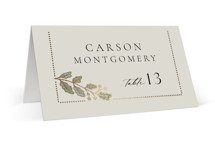Vine Wrap Foil-Pressed Place Cards