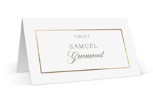 Country Elegance Foil-Pressed Place Cards