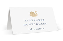 Swan Song Foil-Pressed Place Cards