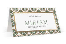 Kareem Foil-Pressed Place Cards
