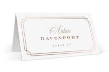 fleur-de-sel Foil-Pressed Place Cards