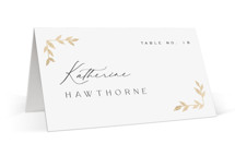 Courtyard Foil-Pressed Place Cards