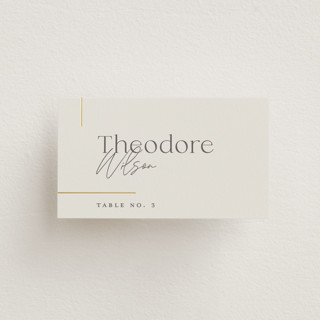 Simple Lines Foil-Pressed Place Cards