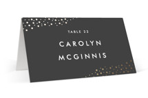 Modern Glam Foil-Pressed Place Cards