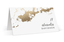 Aerial Foil-Pressed Place Cards
