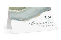 Coastal Lines Foil-Pressed Place Cards