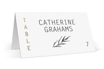 A Place to Remember Foil-Pressed Place Cards