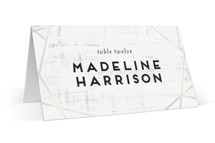 Gilded Concrete Gloss-Press® Place Cards