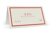 Classic Love Place Cards - Chicken