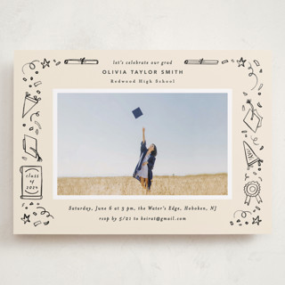 Iconic Grand Graduation Party Invitations