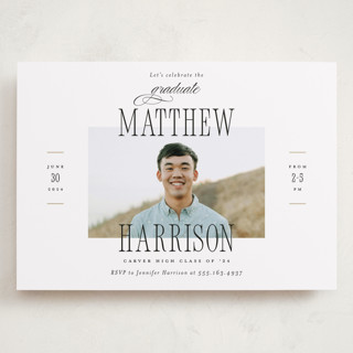 Posh Party Grand Graduation Party Invitations