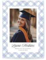 Gingham Graduation Announcements