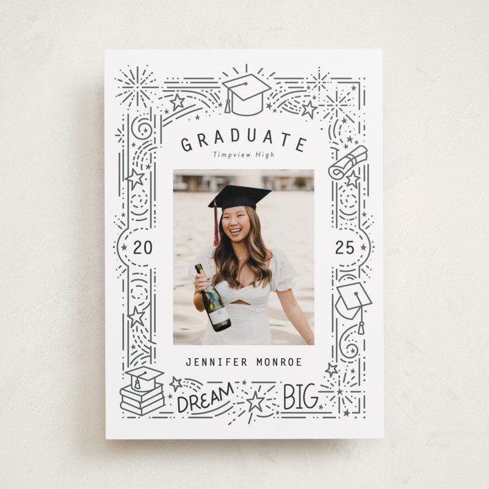 Dream Big Grad Graduation Announcements by Stephanie Hawkes | Minted