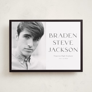 Classy Graduate Graduation Announcements