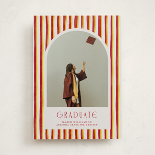 Grad Stripes Graduation Announcements