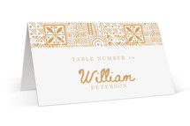 Tribal Rythm Place Cards