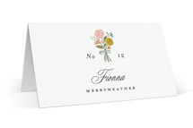 botanical cameo Place Cards