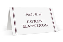 Engraved names Place Cards