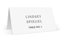 Classic Stripe Place Cards