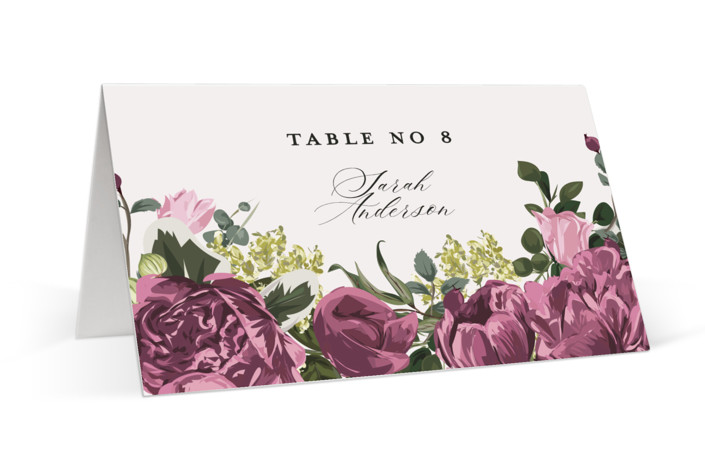 Peonies Forever Place Cards