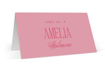 Maximalist Poppies Place Cards