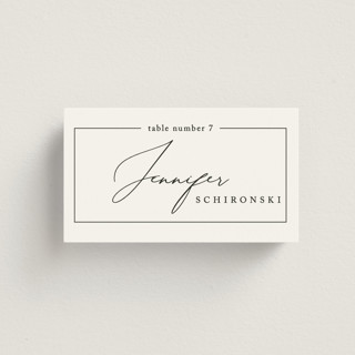 Love Story Place Cards