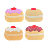 Sufganiyah Large Napkins - Set of 16 Party Napkins