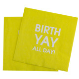 BirthYAY All Day - Cocktail Napkins Party Napkins