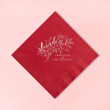 Custom The Most Wonderful Time Napkin, cocktail size, set of 100 Party Napkins