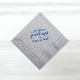 Custom Season's Greetings Retro Names Napkin, cocktail size, set of 100 Party Napkins