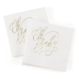 Oh Baby Gender Neutral Baby Shower Napkins Party Napkins