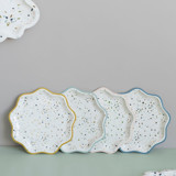 Terrazzo Dessert Plates (8) Party Plates and Bowls