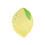 Le Dinner Lemon Dessert Plates - Set of 8 Party Plates and Bowls