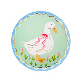 Silly Goose Goose Small Plates - Set of 8 Party Plates and Bowls