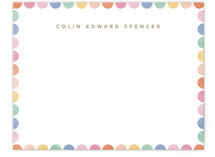 Rainbow dots Personalized Stationery