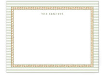 Woven Pine Personalized Stationery