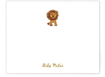 Baby Safari Personalized Stationery