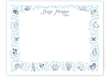 Baby Garden Friends Personalized Stationery